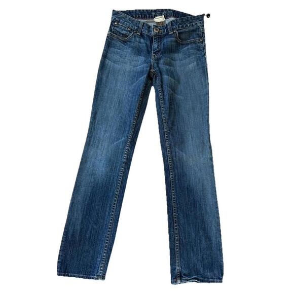 Banana Republic Jeans Womens Petite Stretch Size 2 Dark 16 - Picture 1 of 7
